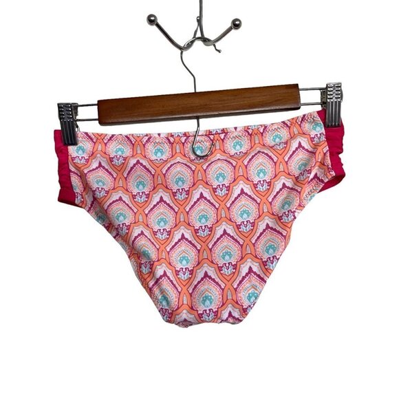 Cabana Life Kids Girls Pink Print Rash Guard Bikini Bottoms Set UPF 50+ 14 - Picture 12 of 12